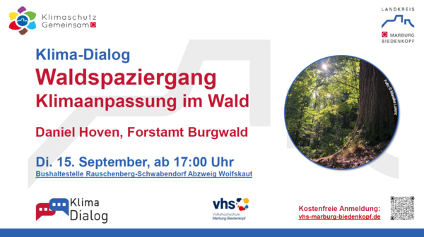 Klima-Dialog Waldspaziergang