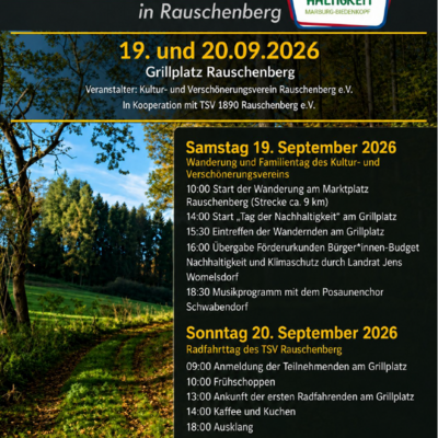Plakat Tag der Nachhaltigkeit